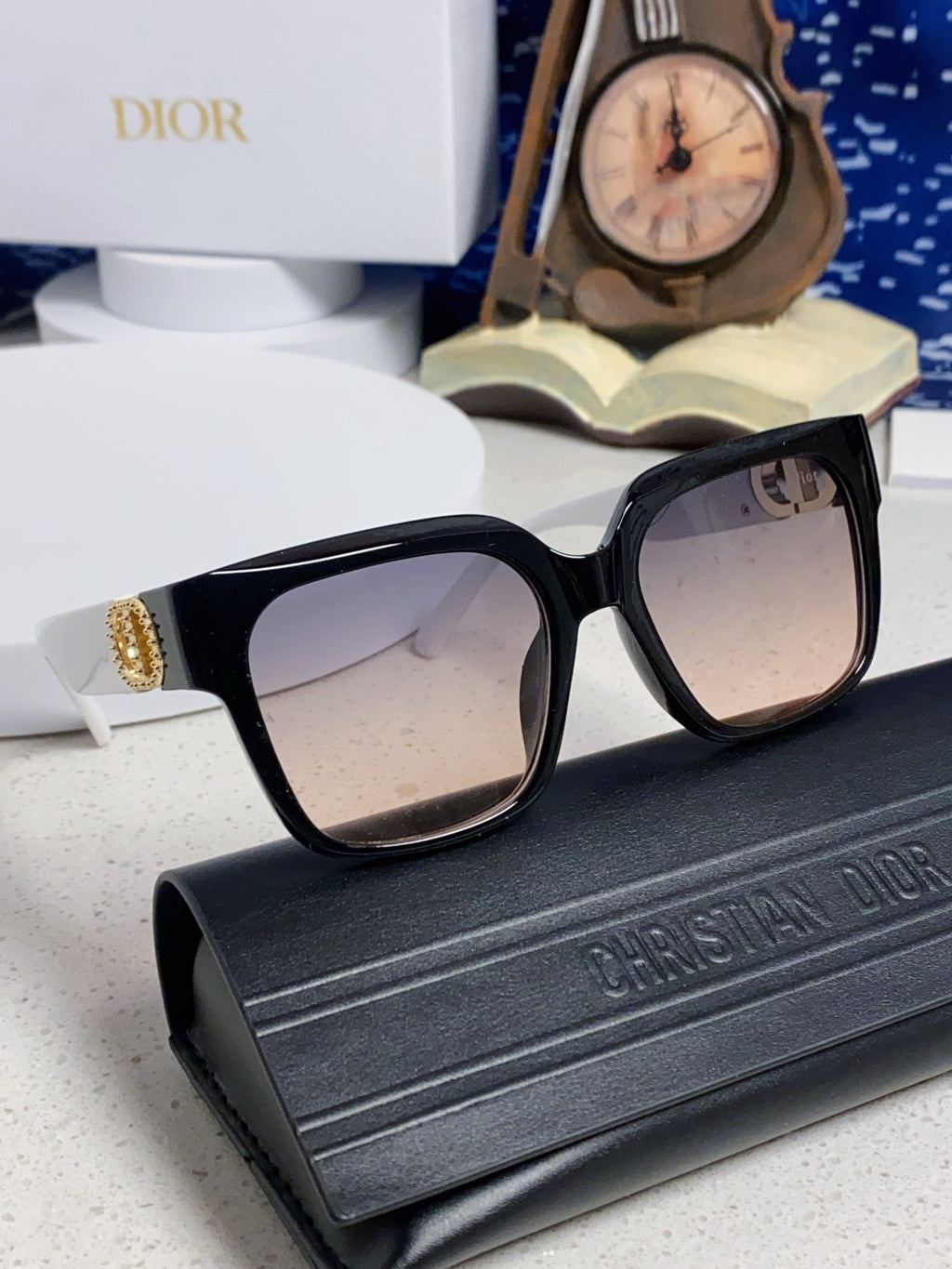 Dior Oversized Silver Lens Sunglasses for Women - 415535 - detail image 10