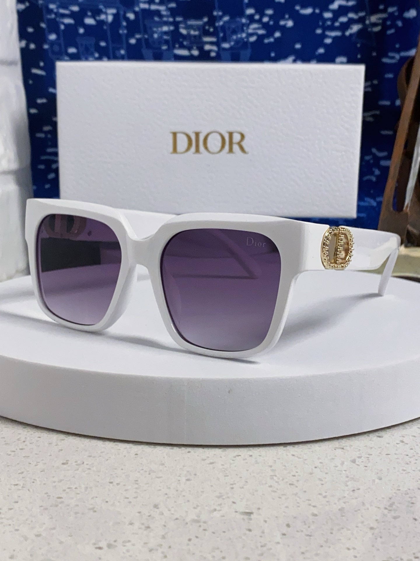 Dior Oversized Silver Lens Sunglasses for Women - 415536