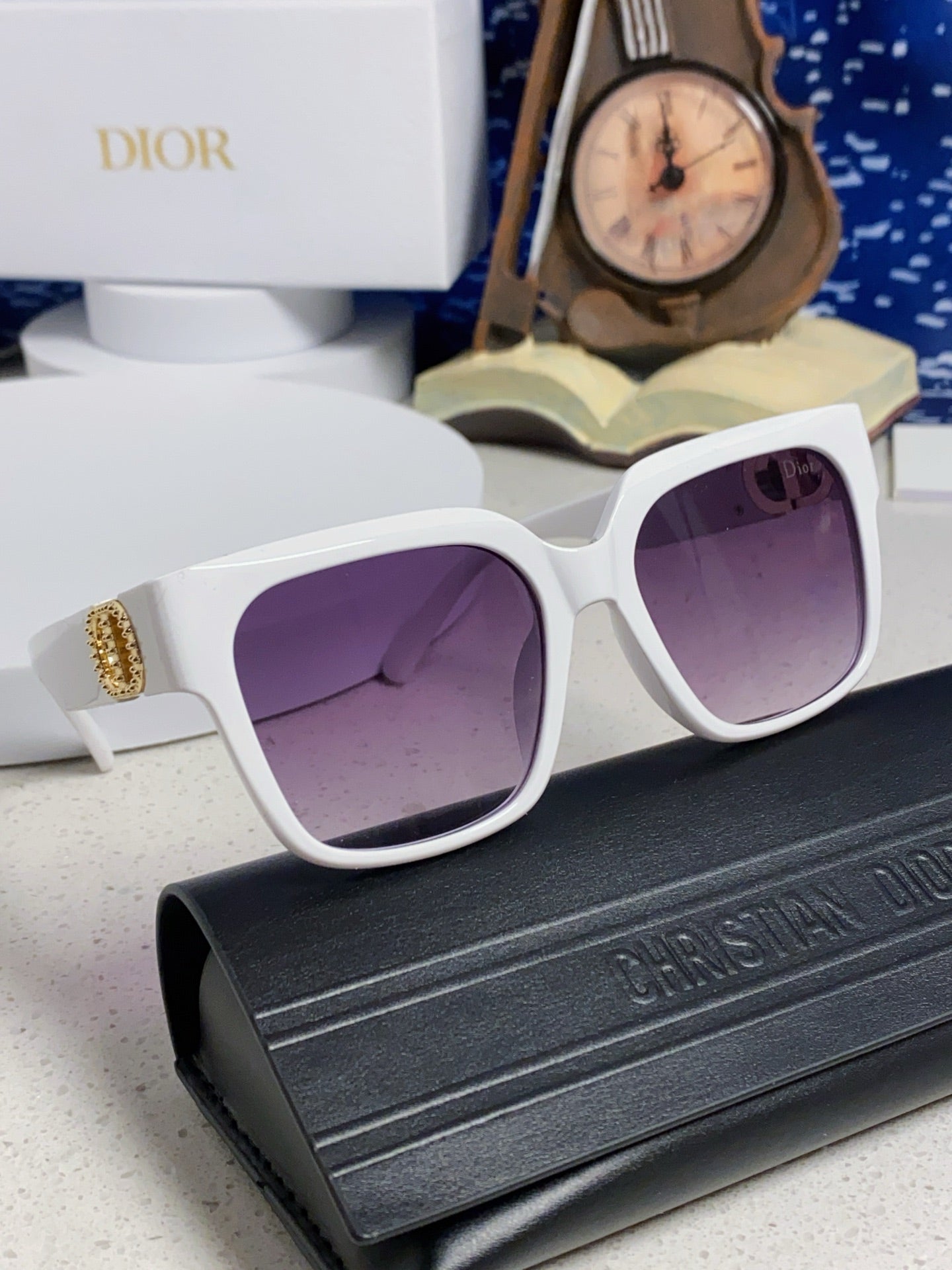 Dior Oversized Silver Lens Sunglasses for Women - 867114 - detail image 10