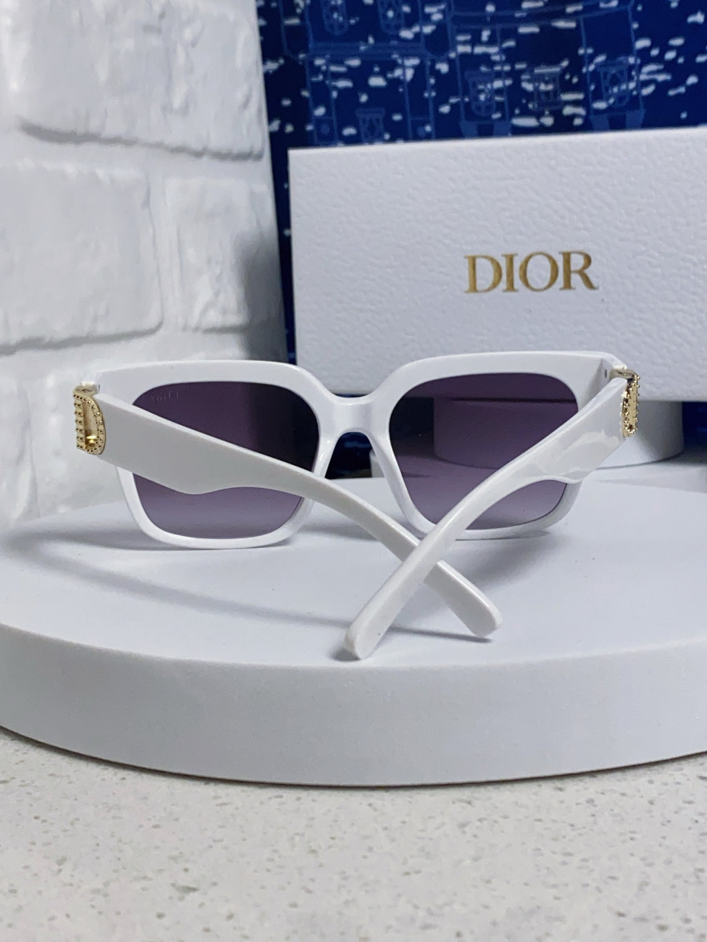 Dior Oversized Silver Lens Sunglasses for Women - 867114 - detail image 3