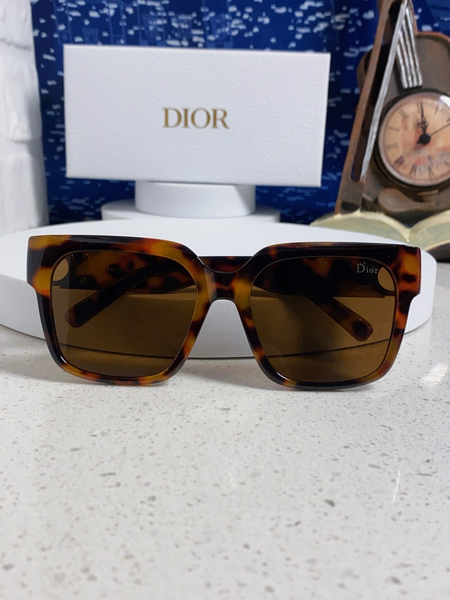 Dior Oversized Black Lens Sunglasses for Women - 867115 - detail image 9
