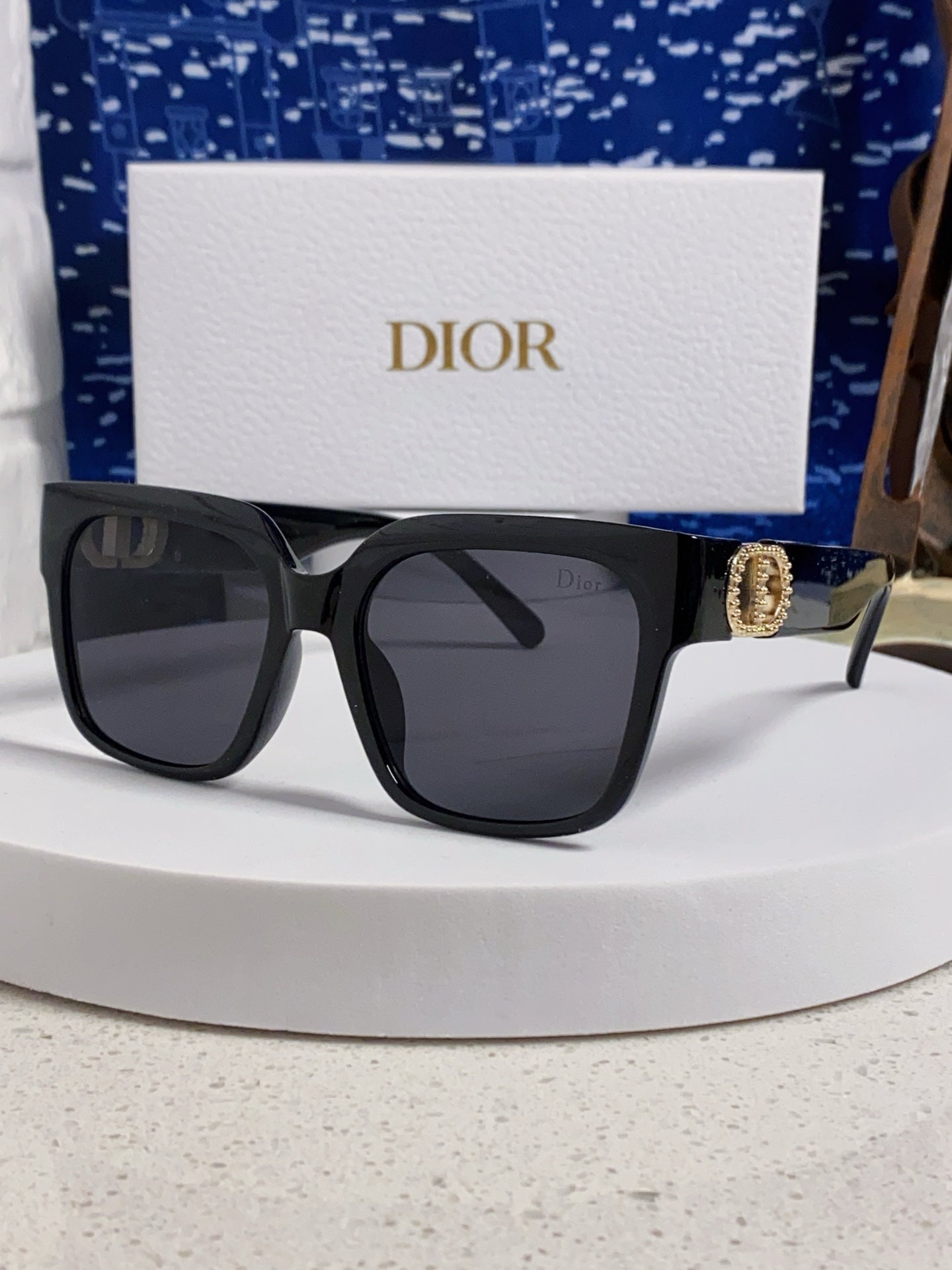 Dior Oversized Black Lens Sunglasses for Women - 415538