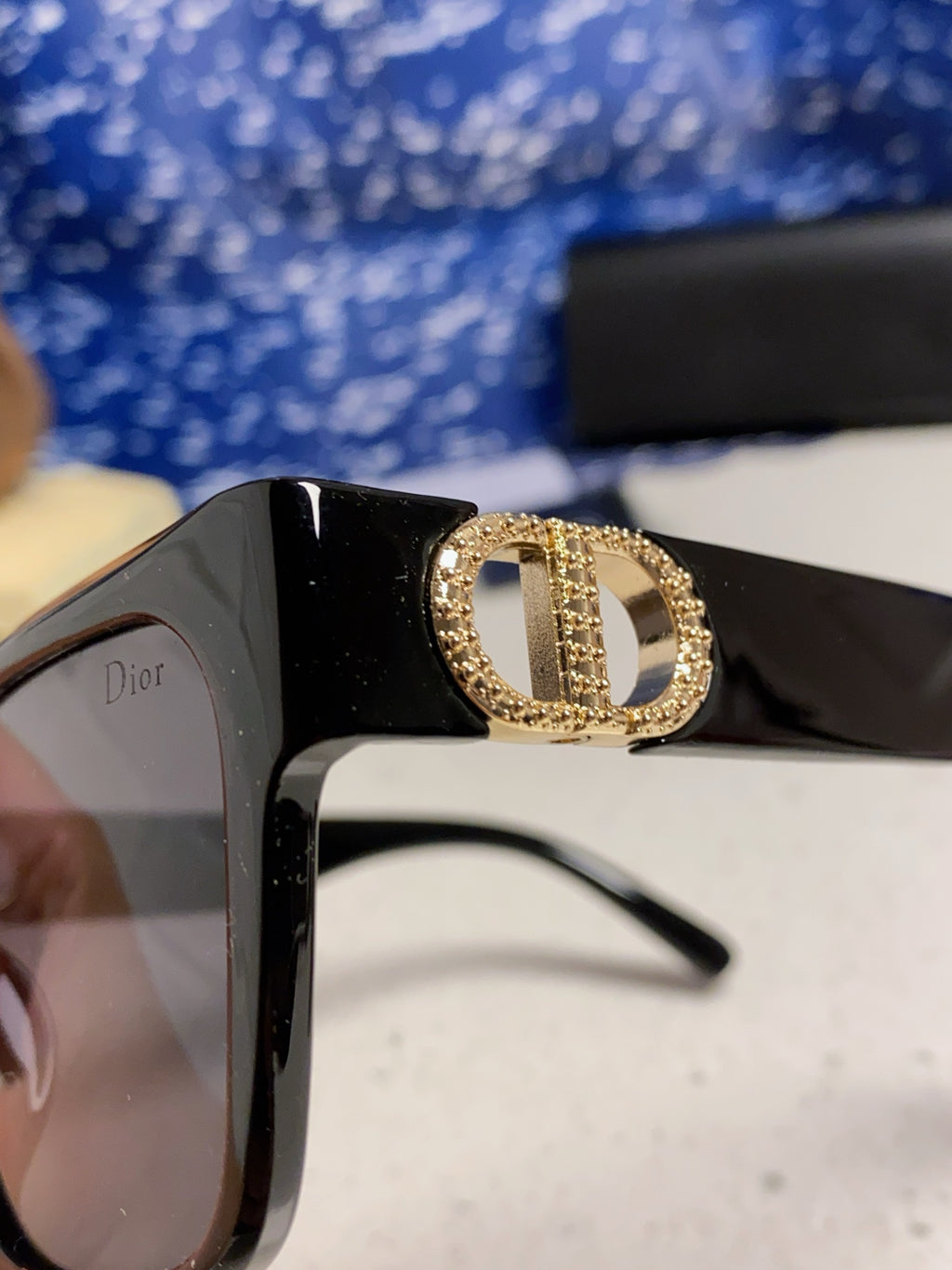 Dior Oversized Black Lens Sunglasses for Women - 867116 - detail image 7