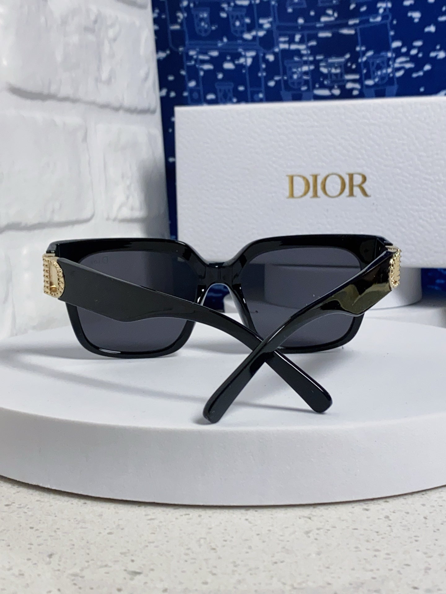 Dior Oversized Black Lens Sunglasses for Women - 867116 - detail image 3