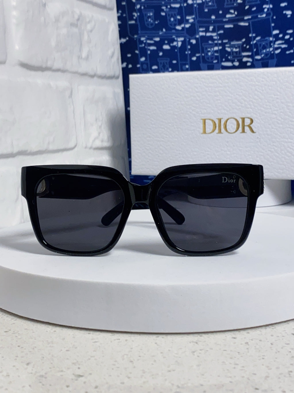 Dior Oversized Black Lens Sunglasses for Women - 867116 - detail image 2
