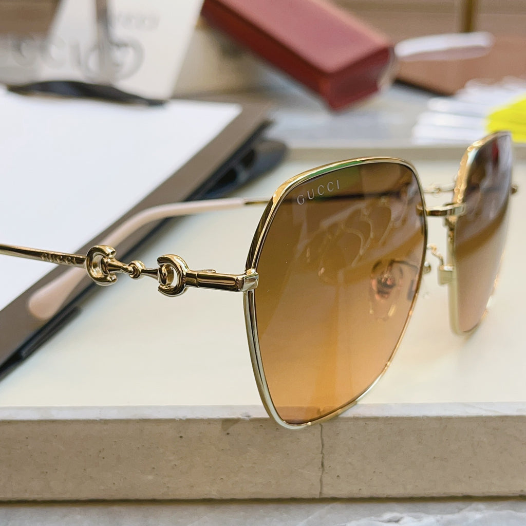 Gucci GG0882SA Square Brown Lens Sunglasses for Men & Women - 431473 - detail image 6