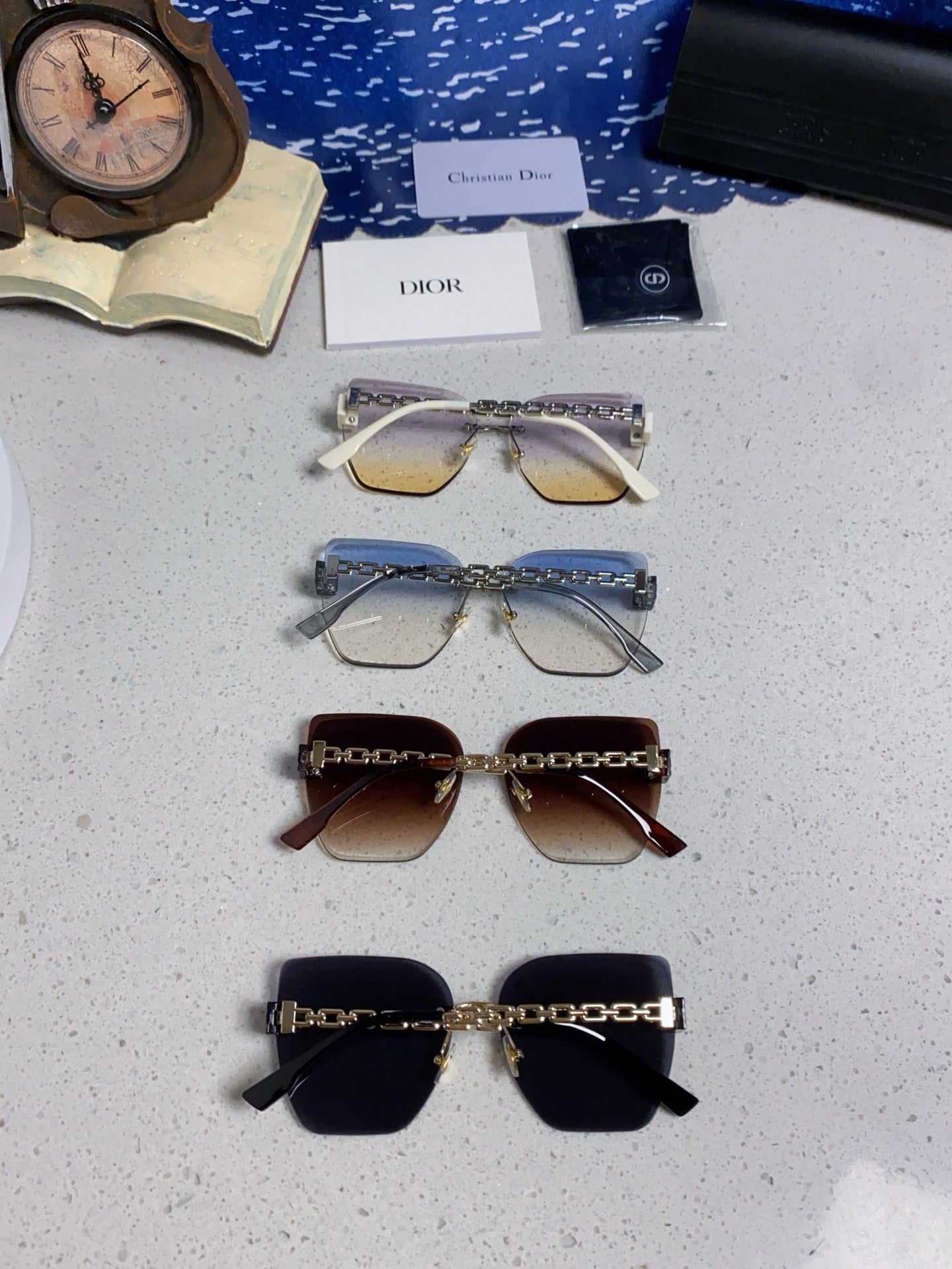 Dior Polarized Fashion Red Lens Sunglasses for Women - detail image 11