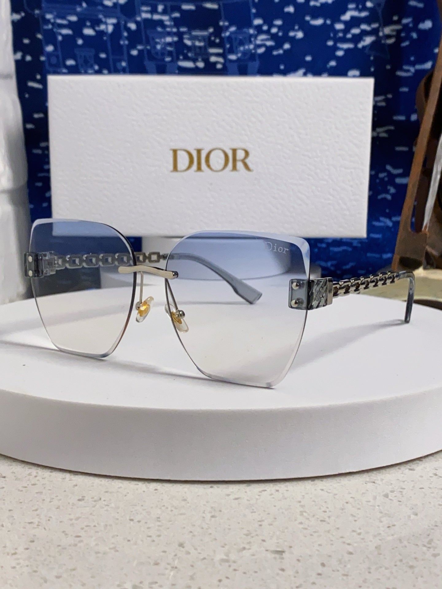 Dior Polarized Fashion Silver Lens Sunglasses for Women - 449089