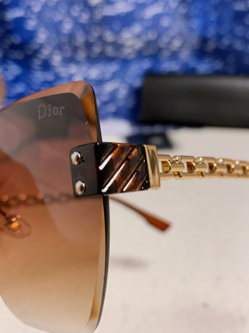 Dior Polarized Fashion Red Lens Sunglasses for Women - detail image 7