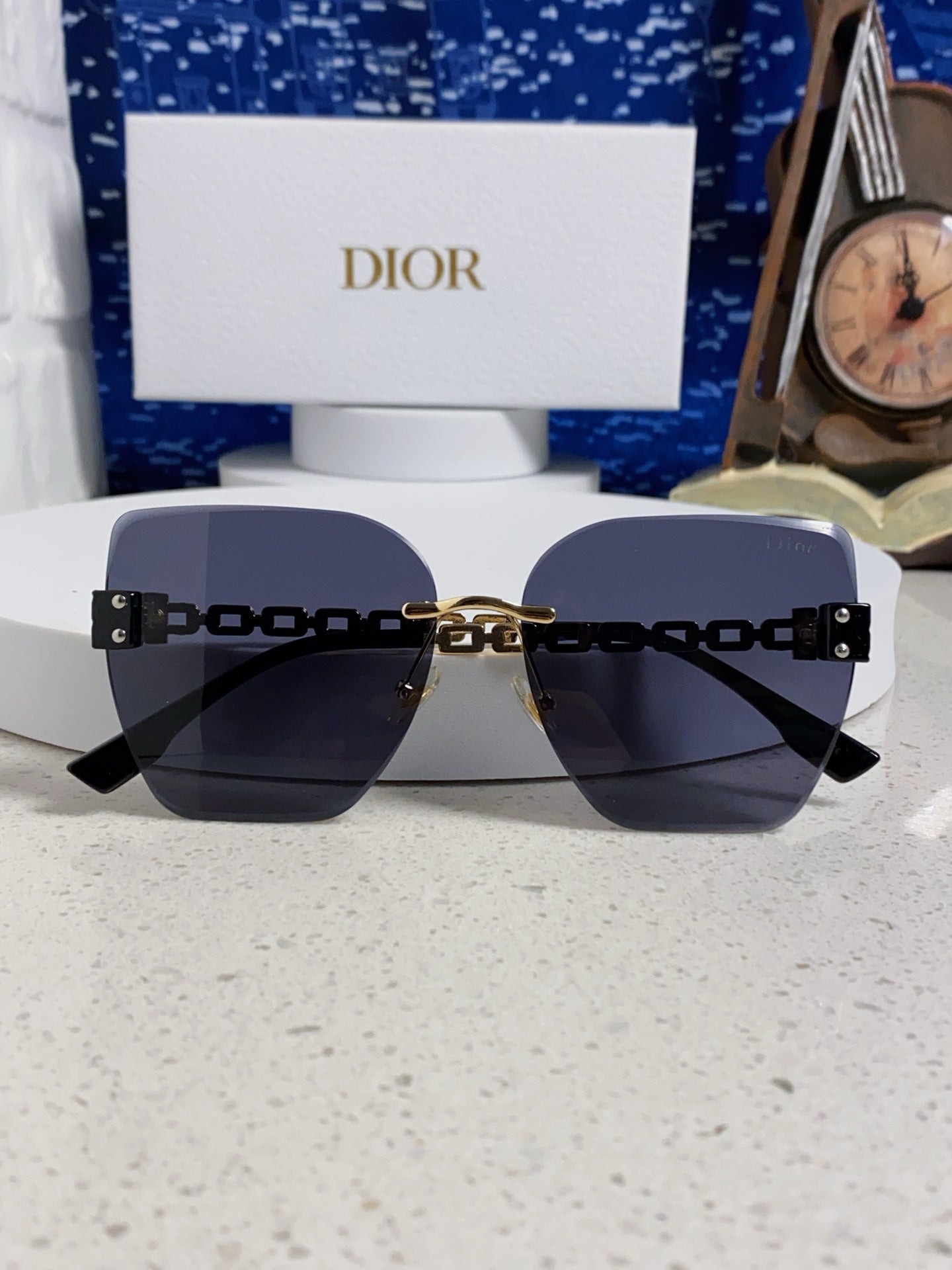Dior Polarized Fashion Black Lens Sunglasses for Women - 449091 - detail image 9
