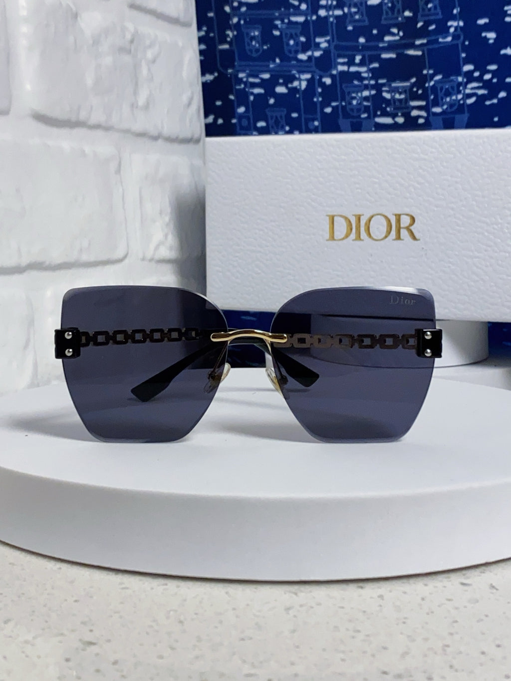 Dior Polarized Fashion Black Lens Sunglasses for Women - 449091 - detail image 2