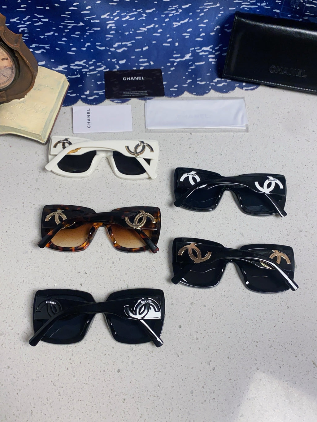 Chanel Square Silver Lens Sunglasses for Men & Women - 415289 - detail image 11