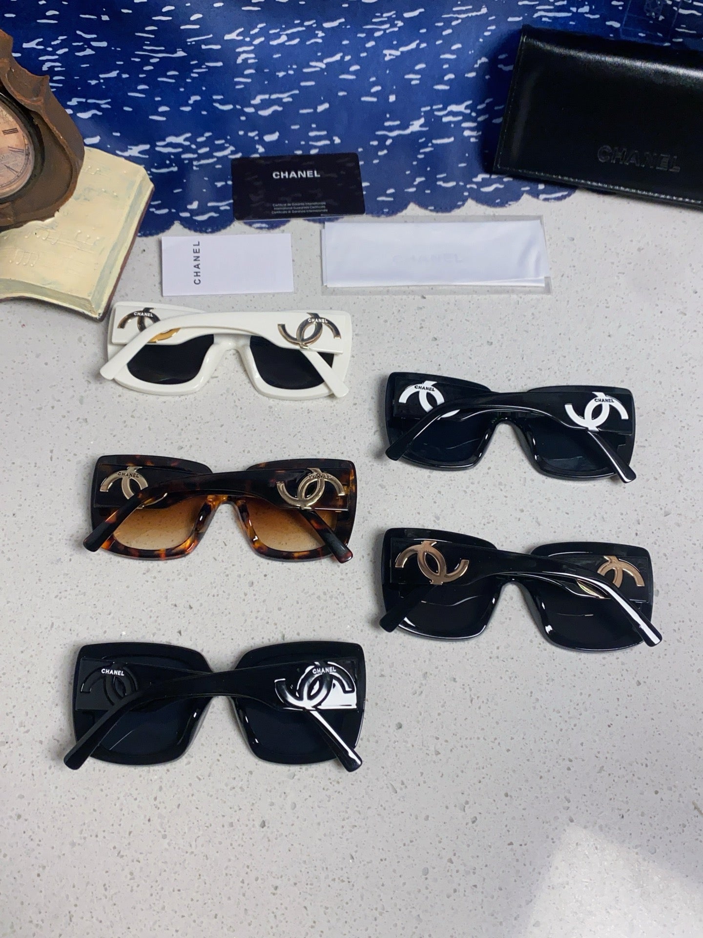 Chanel Square Silver Lens Sunglasses for Men & Women - 415289 - detail image 11