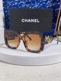 Chanel Square Gold Lens Sunglasses for Men & Women - 415290