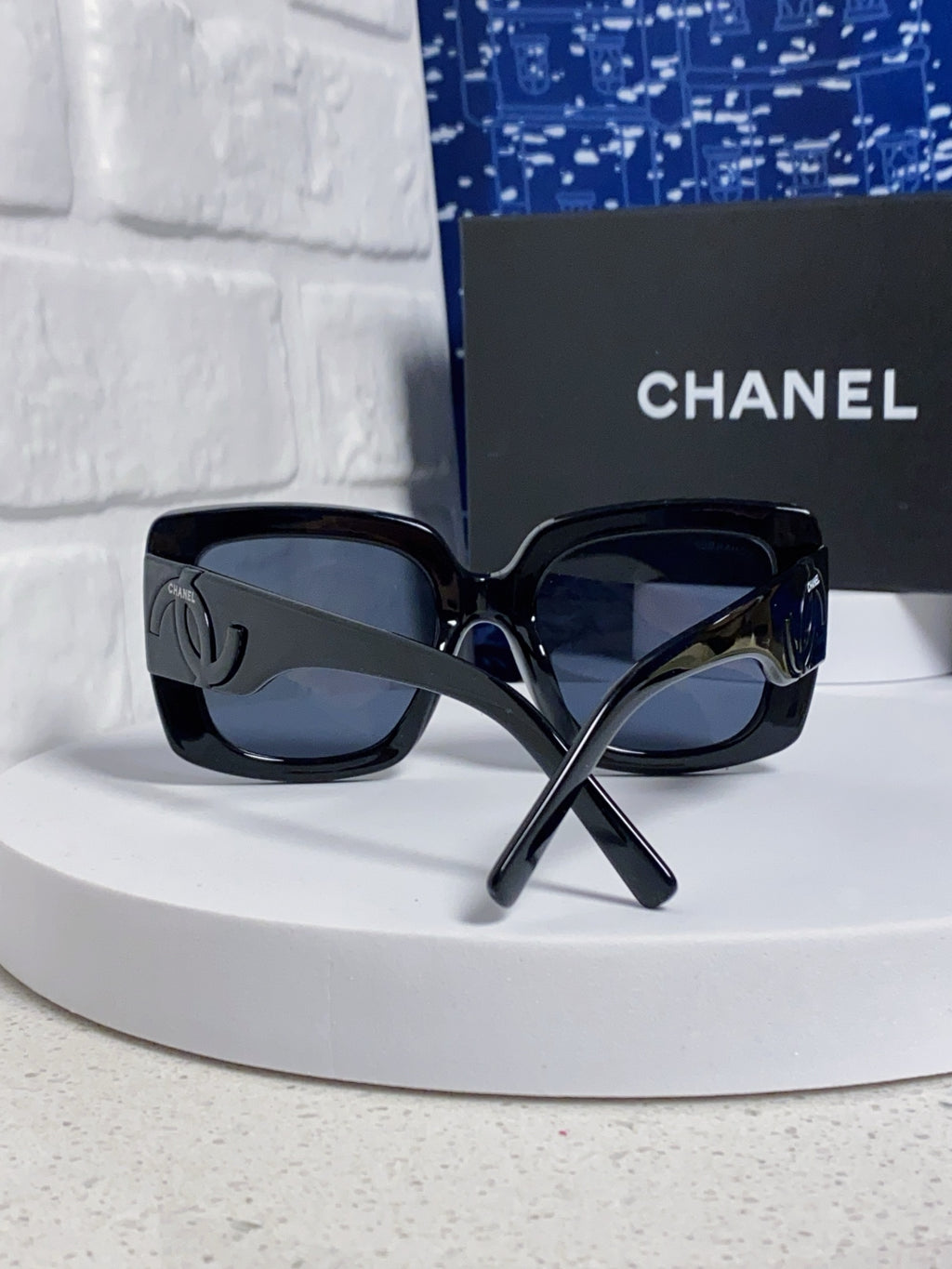 Chanel Square Gray Lens Sunglasses for Men & Women - 415291 - detail image 3