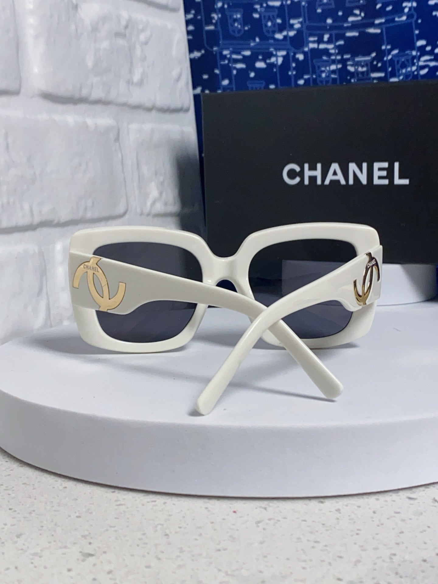 Chanel Square Silver Lens Sunglasses for Men & Women - 415289 - detail image 3