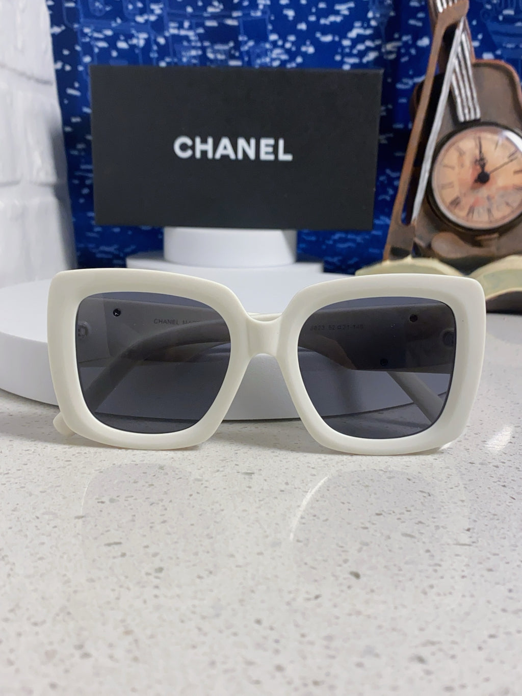 Chanel Square Silver Lens Sunglasses for Men & Women - 415289 - detail image 9
