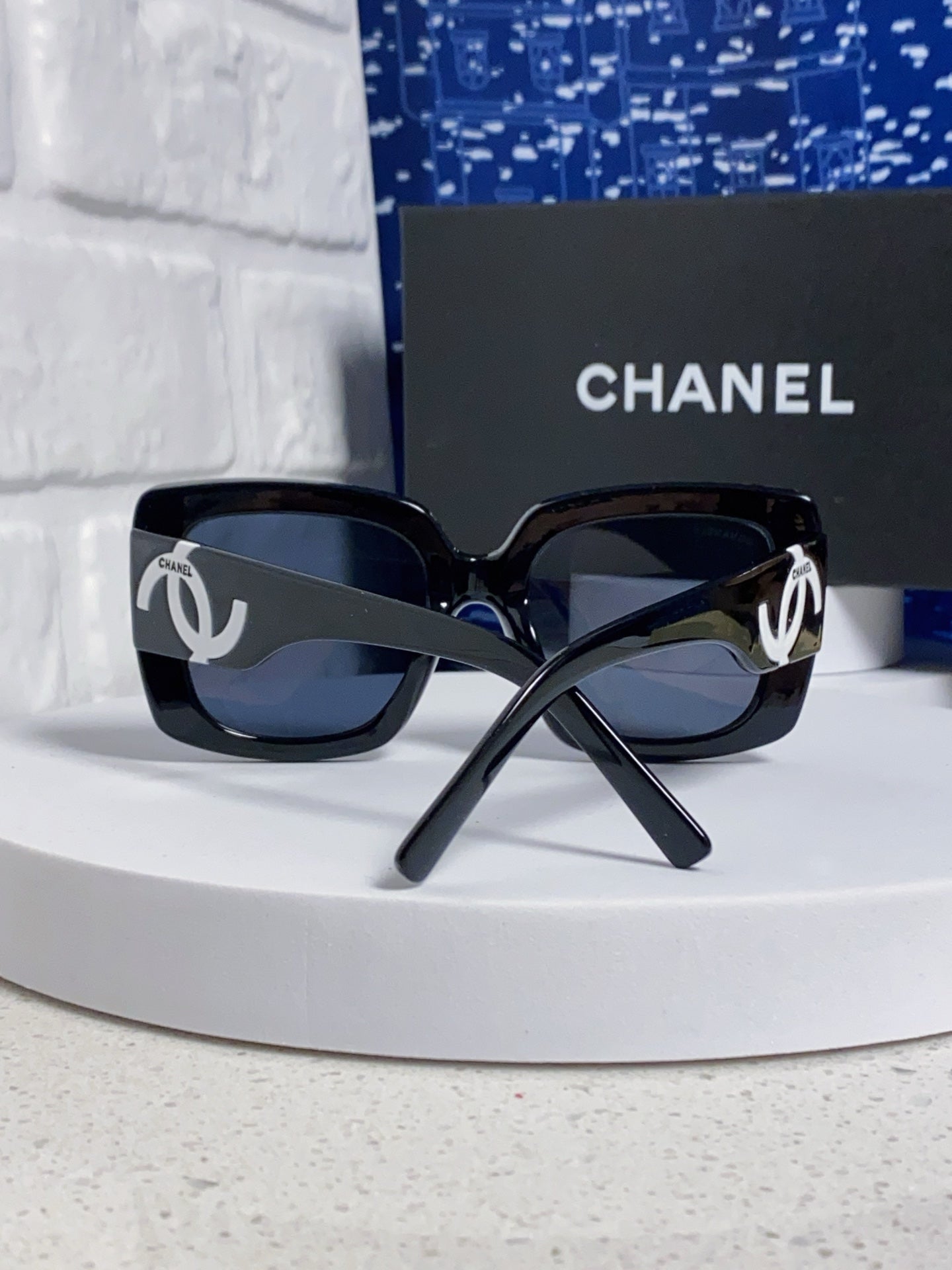 Chanel Square Blue Lens Sunglasses for Men & Women - 415292 - detail image 3