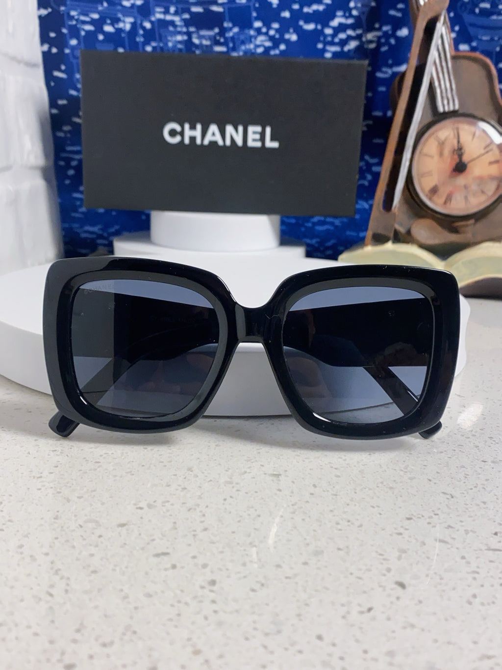 Chanel Square Gray Lens Sunglasses for Men & Women - 415291 - detail image 9