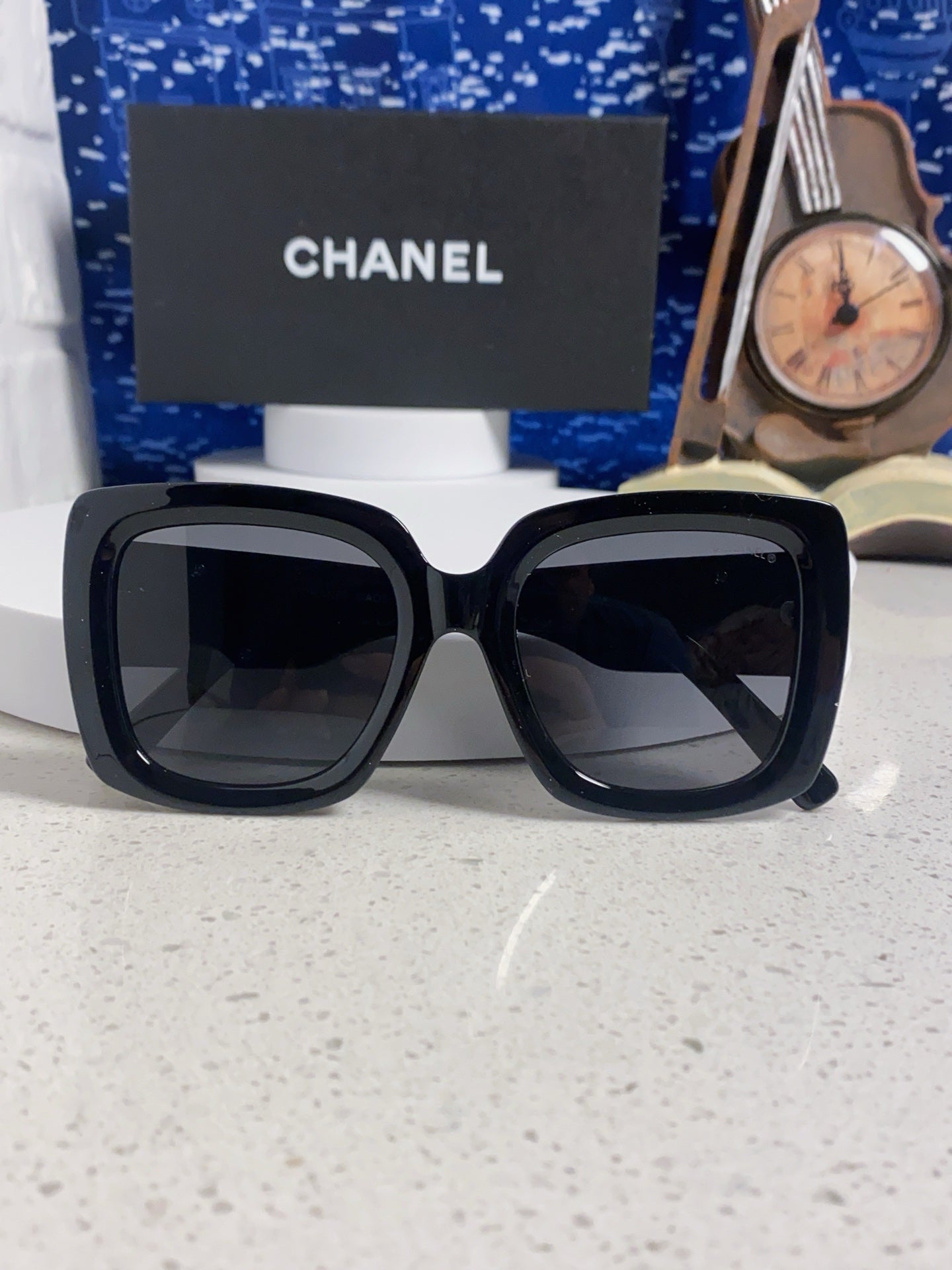 Chanel Square Gray Lens Sunglasses for Men & Women - 415293 - detail image 9