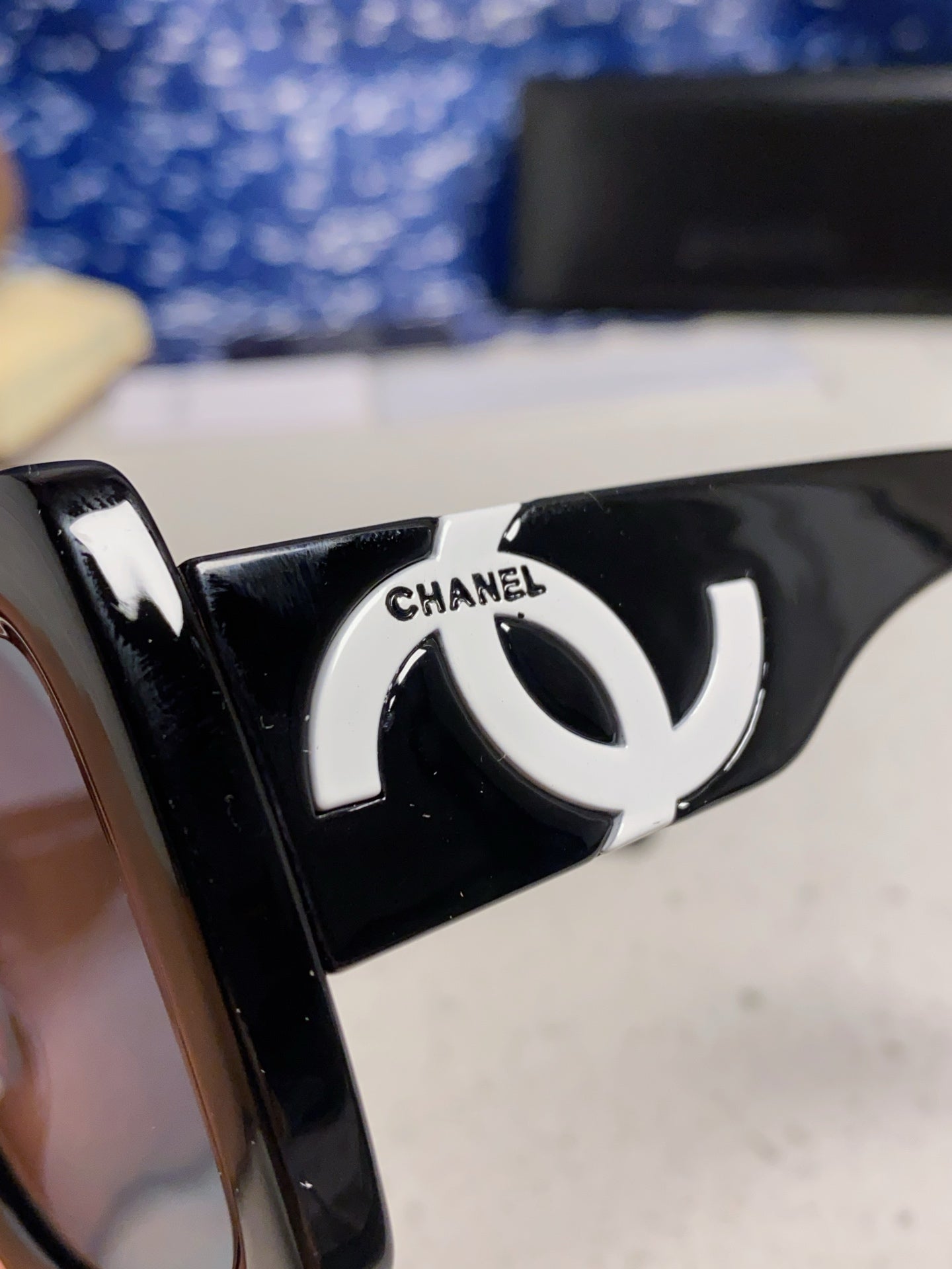 Chanel Square Blue Lens Sunglasses for Men & Women - 415292 - detail image 7