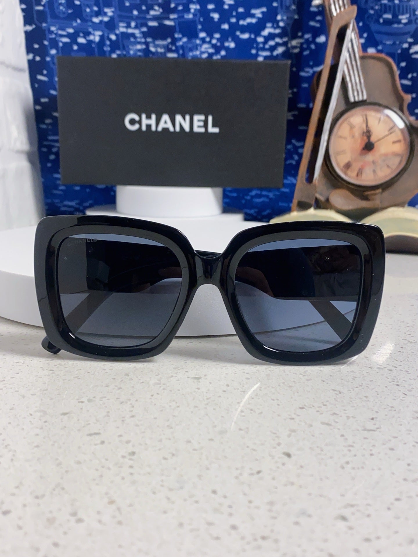 Chanel Square Blue Lens Sunglasses for Men & Women - 415292 - detail image 9