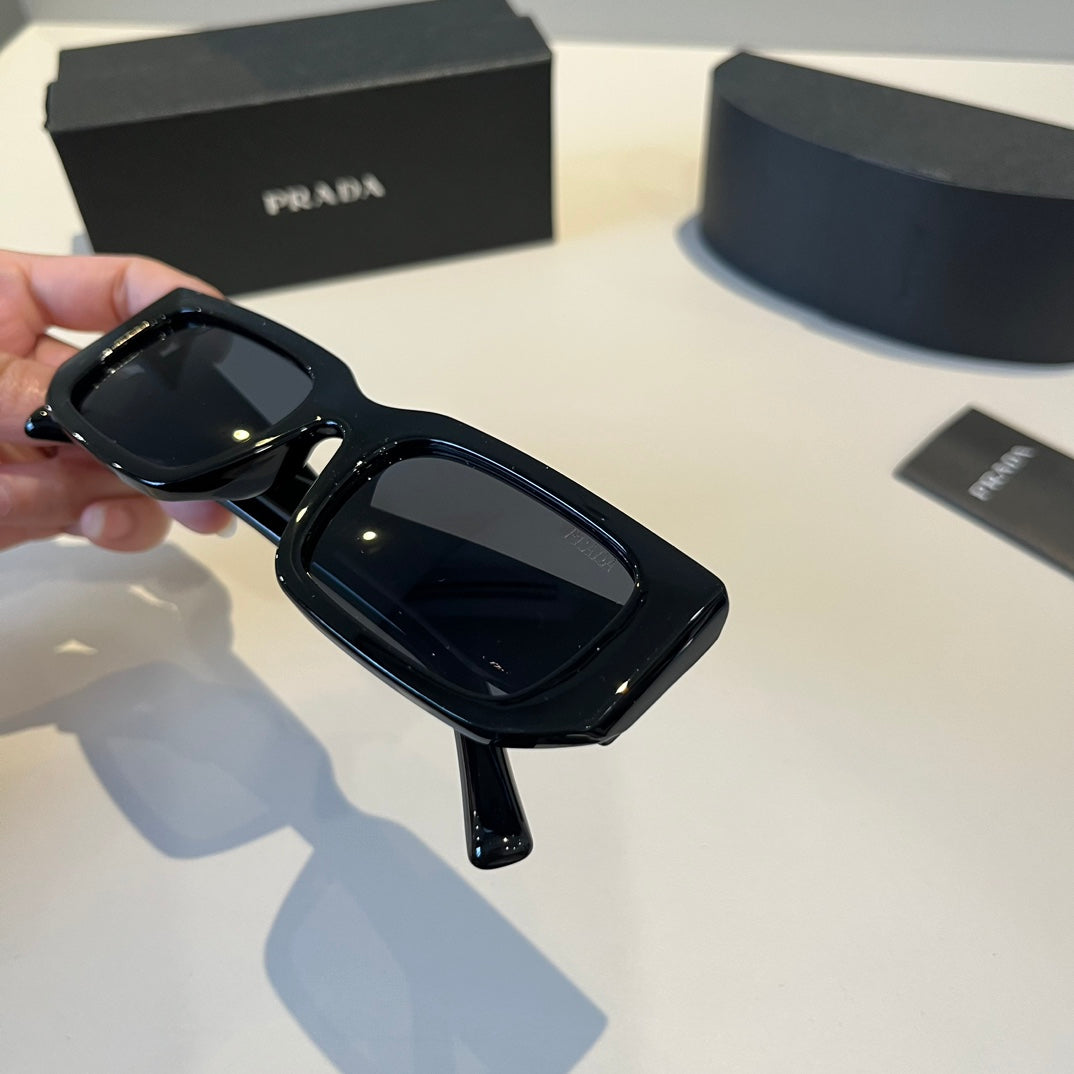 Prada Fashion Black Lens Sunglasses for Men & Women - detail image 5