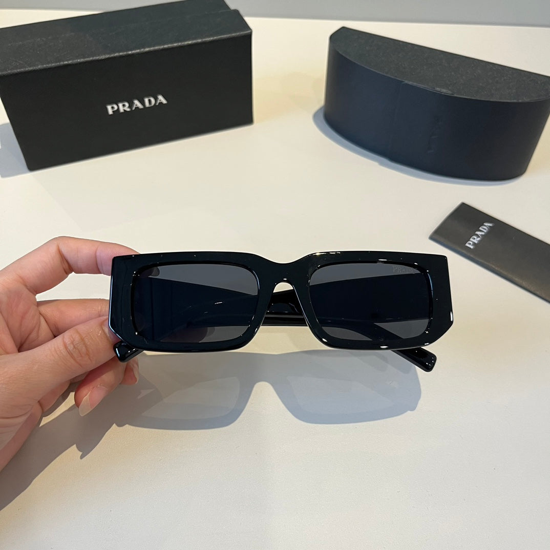 Prada Fashion Black Lens Sunglasses for Men & Women - detail image 4