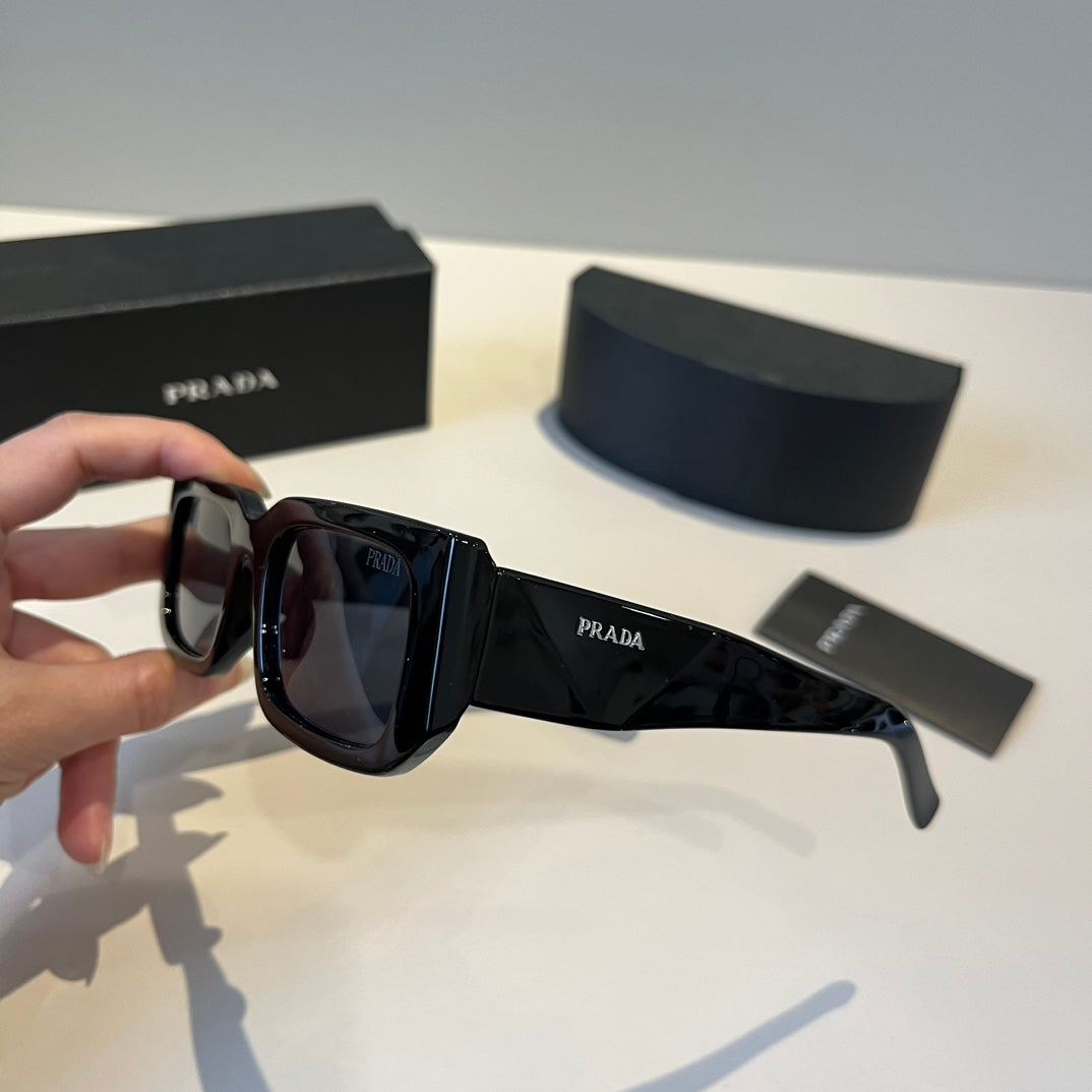 Prada Fashion Black Lens Sunglasses for Men & Women - detail image 3