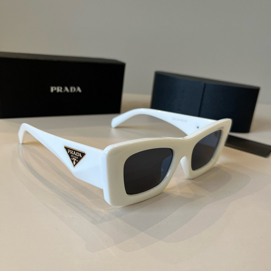 Prada Fashion Silver Lens Sunglasses for Men & Women