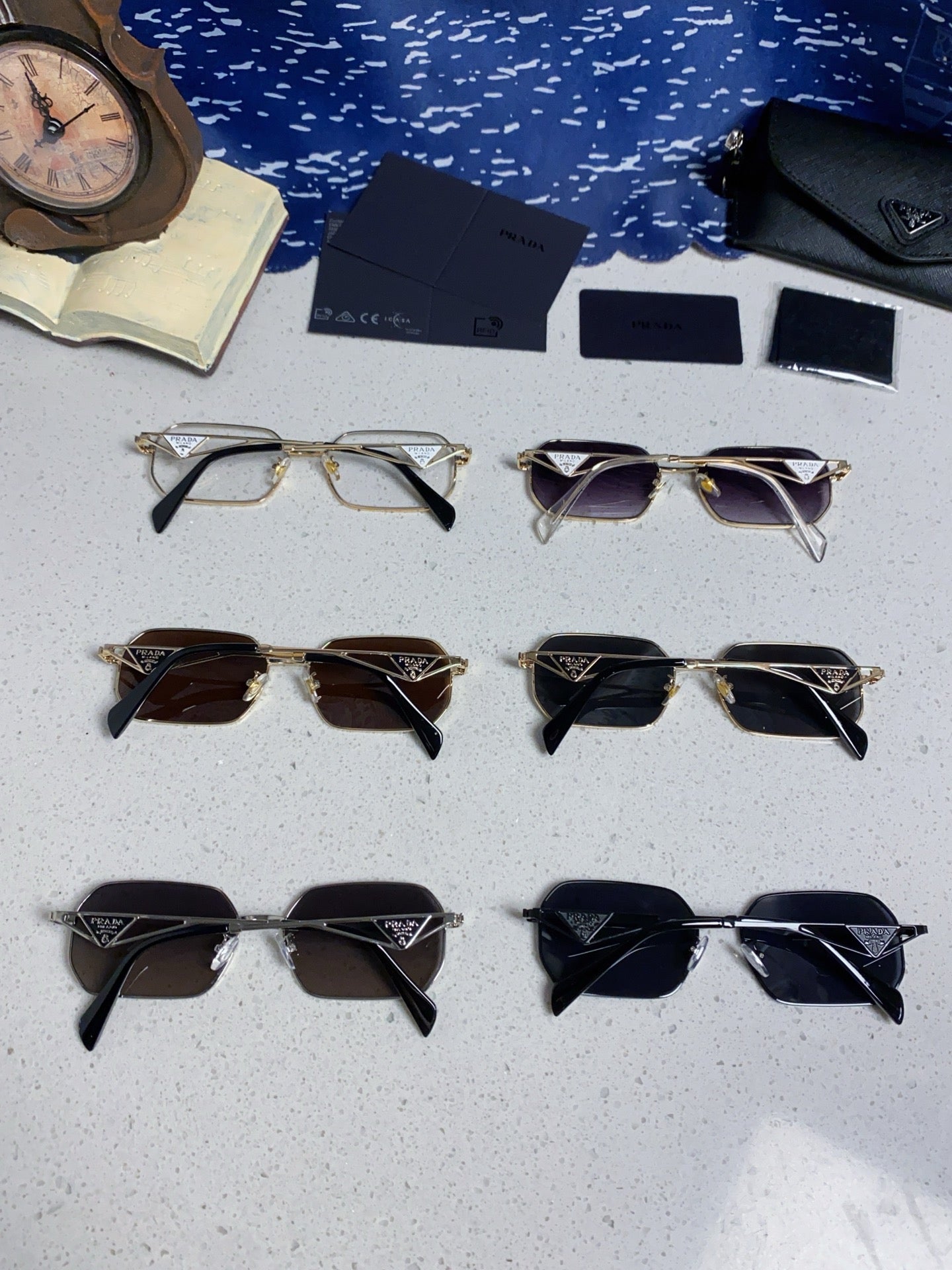 Prada A51S Fashion Silver Lens Sunglasses for Men & Women - 465629 - detail image 12