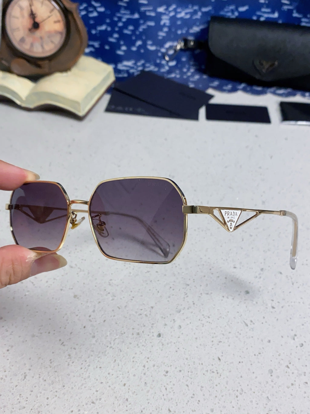 Prada A51S Fashion Silver Lens Sunglasses for Men & Women - 465630 - detail image 6