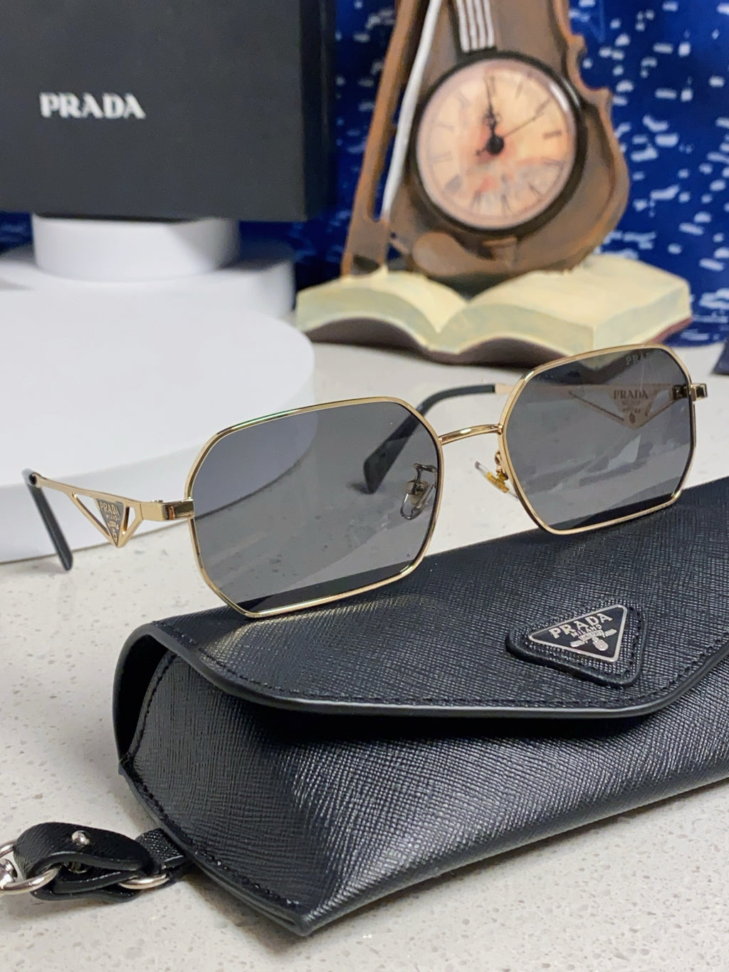 Prada A51S Fashion Silver Lens Sunglasses for Men & Women - detail image 10