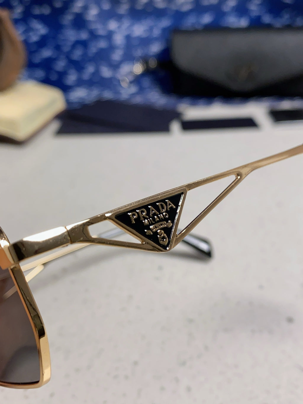 Prada A51S Fashion Silver Lens Sunglasses for Men & Women - detail image 7