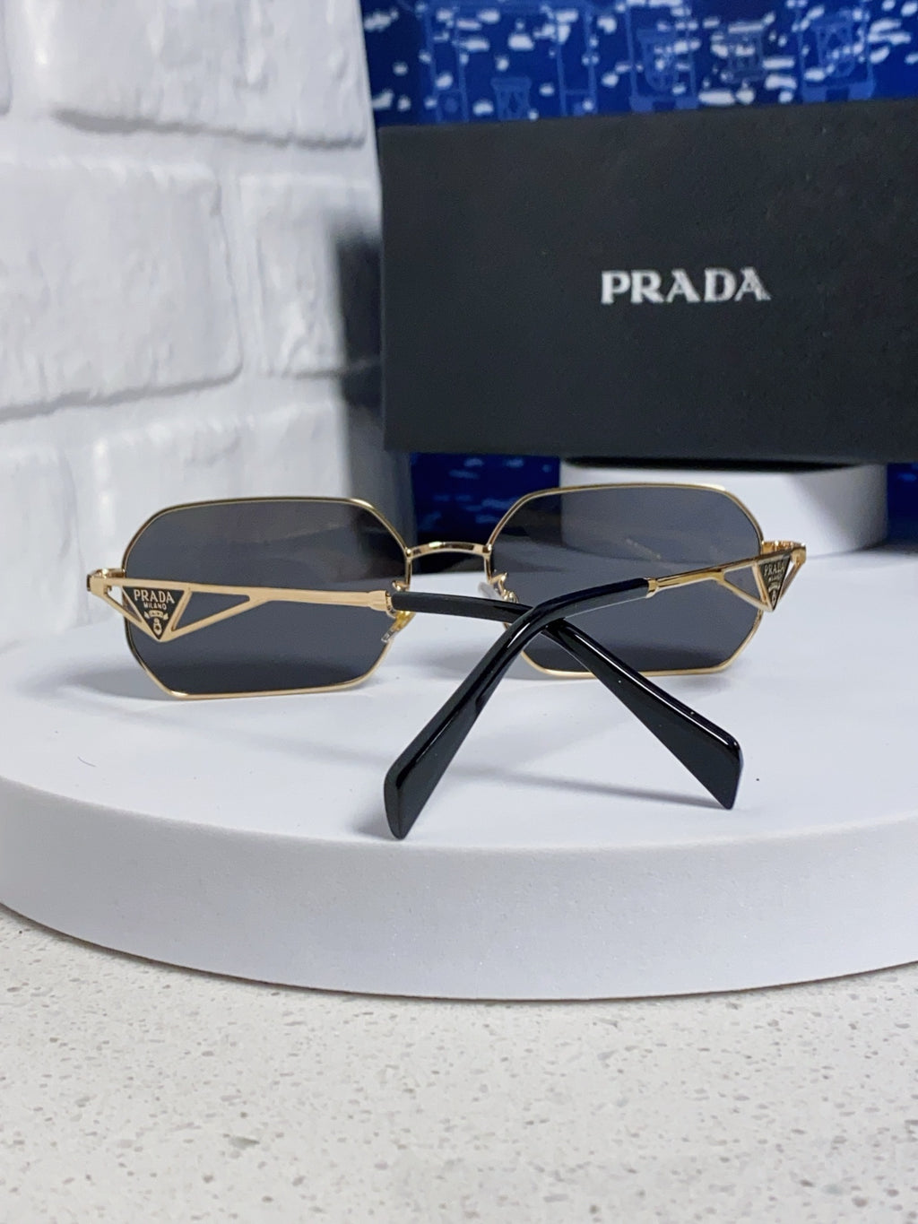 Prada A51S Fashion Silver Lens Sunglasses for Men & Women - detail image 3