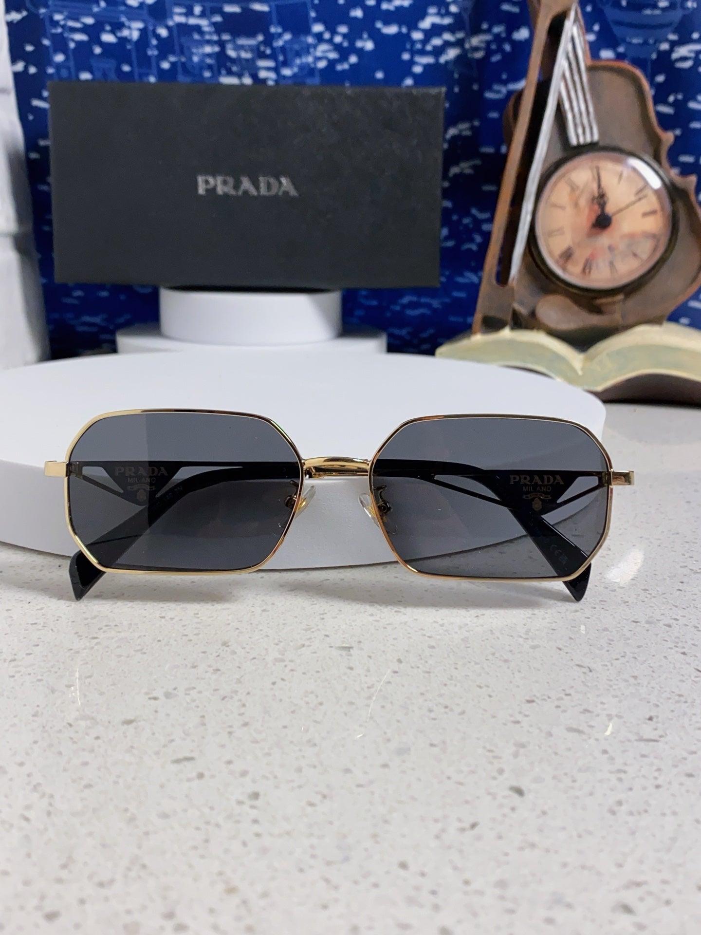 Prada A51S Fashion Silver Lens Sunglasses for Men & Women - detail image 9
