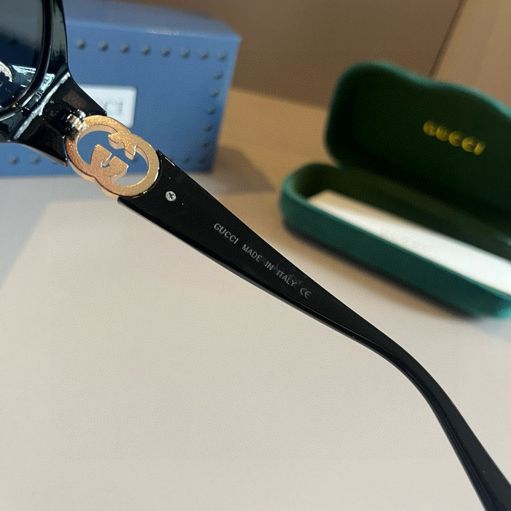 Gucci GG1662SA Slim Black Lens Sunglasses for Men & Women - 398453 - detail image 5
