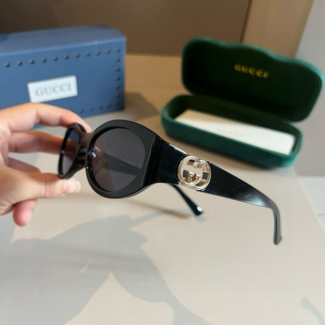 Gucci GG1662SA Slim Black Lens Sunglasses for Men & Women - 398453 - detail image 3