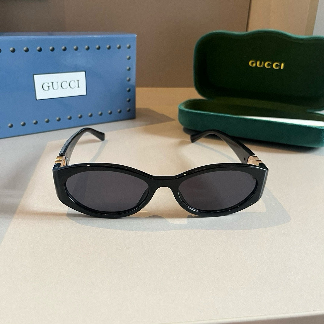 Gucci GG1662SA Slim Black Lens Sunglasses for Men & Women - detail image 2