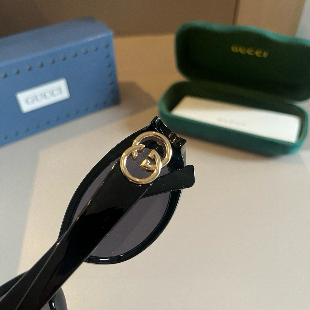 Gucci GG1662SA Slim Black Lens Sunglasses for Men & Women - 398453 - detail image 7