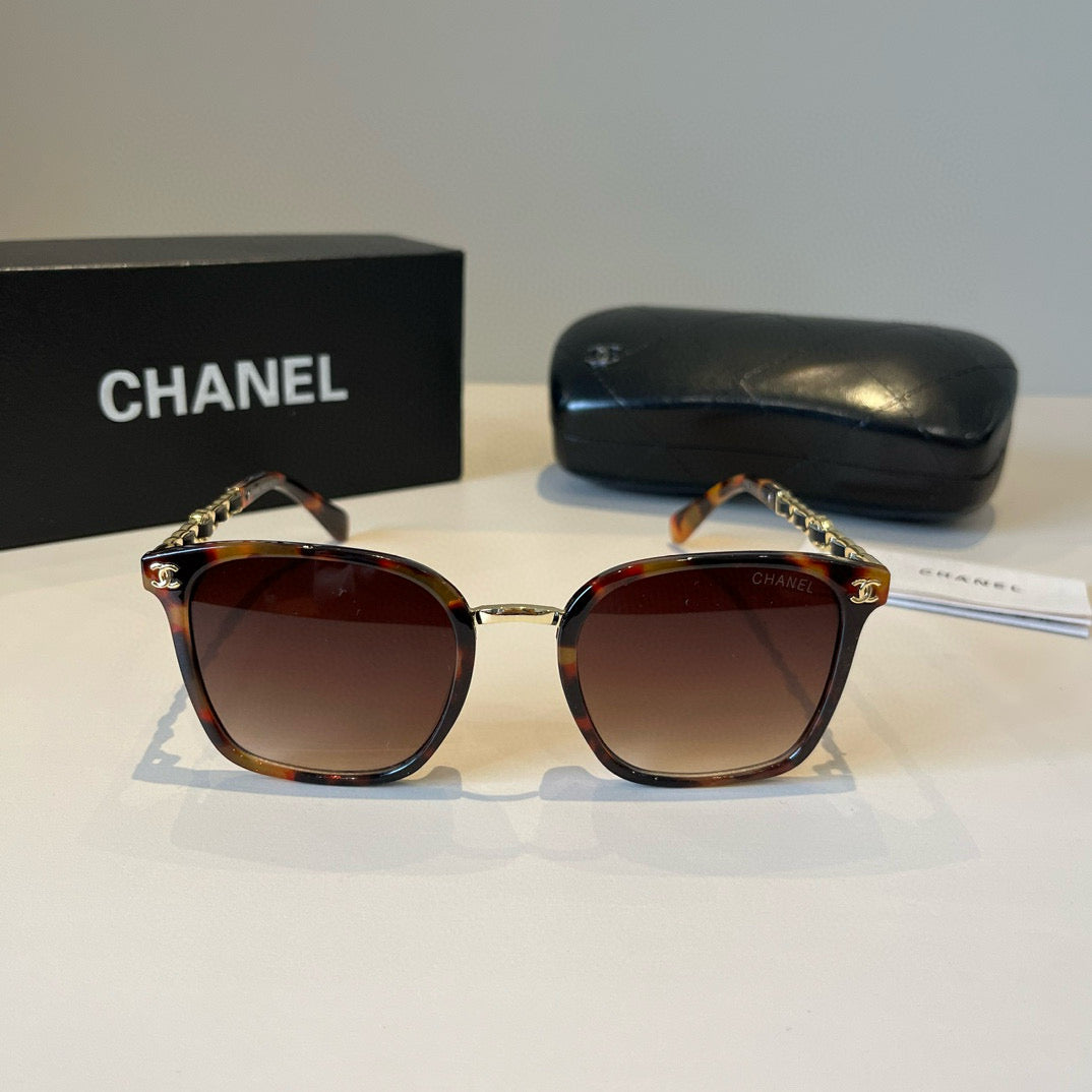 Chanel Oversized Red Lens Sunglasses for Men & Women - detail image 2