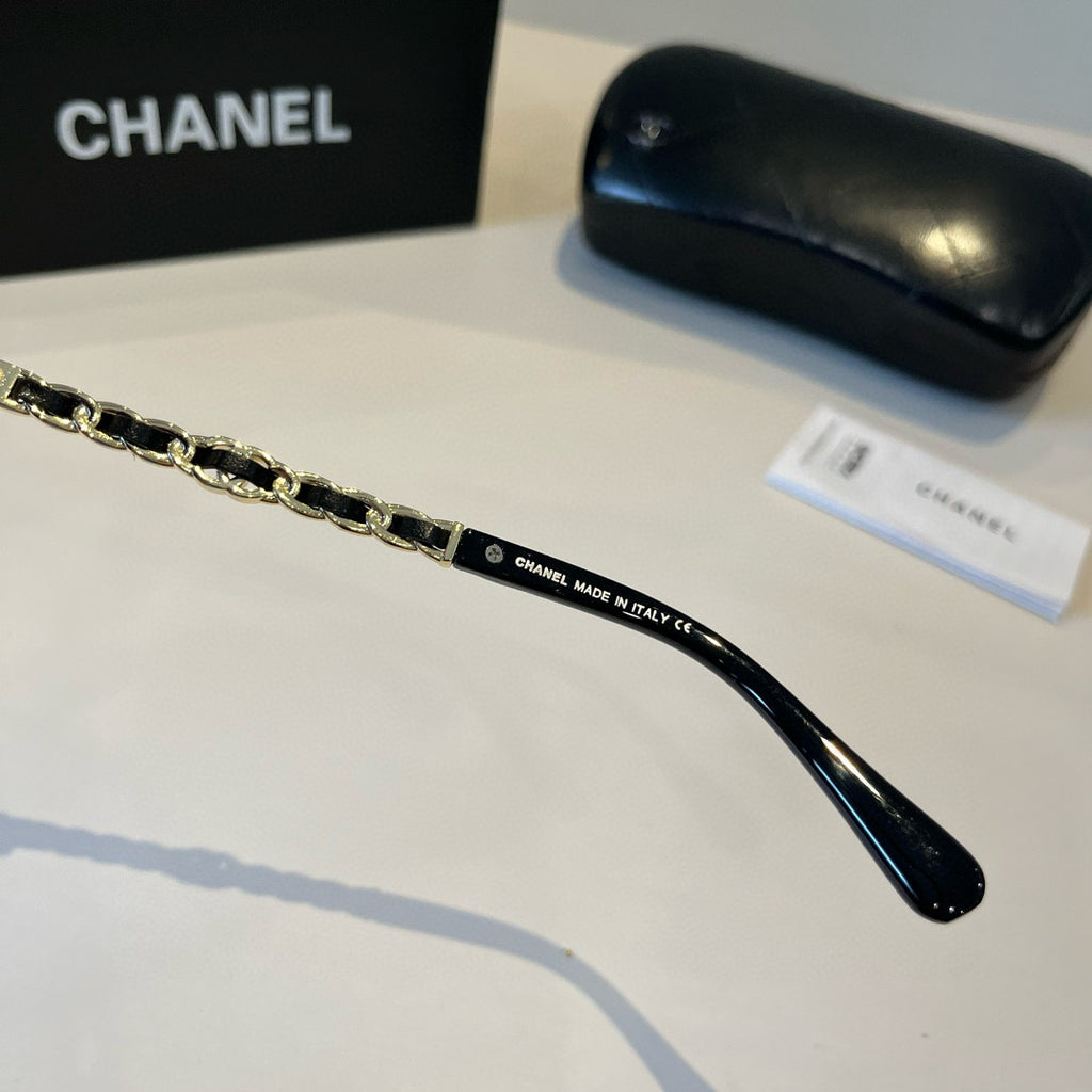 Chanel Oversized Black Lens Sunglasses for Men & Women - 358029 - detail image 11