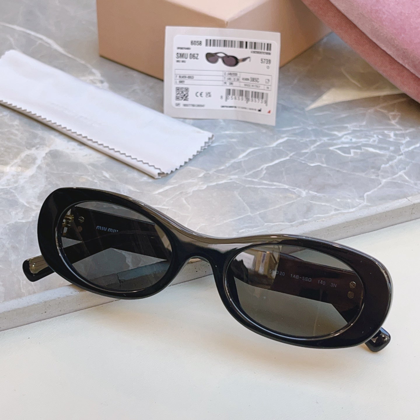 Miu Miu Fashion Black Lens Sunglasses for Men & Women - 487682 - detail image 3