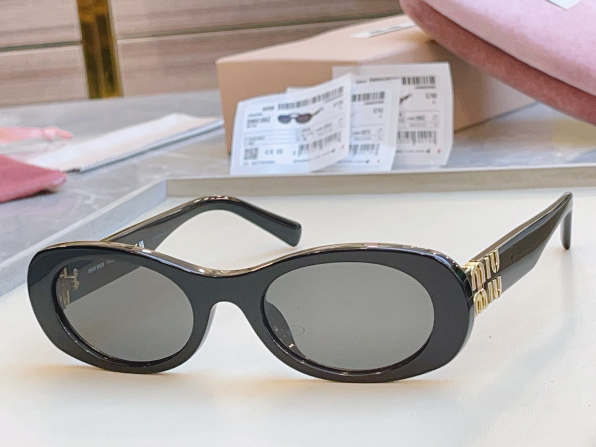 Miu Miu Fashion Black Lens Sunglasses for Men & Women - 487682 - detail image 2
