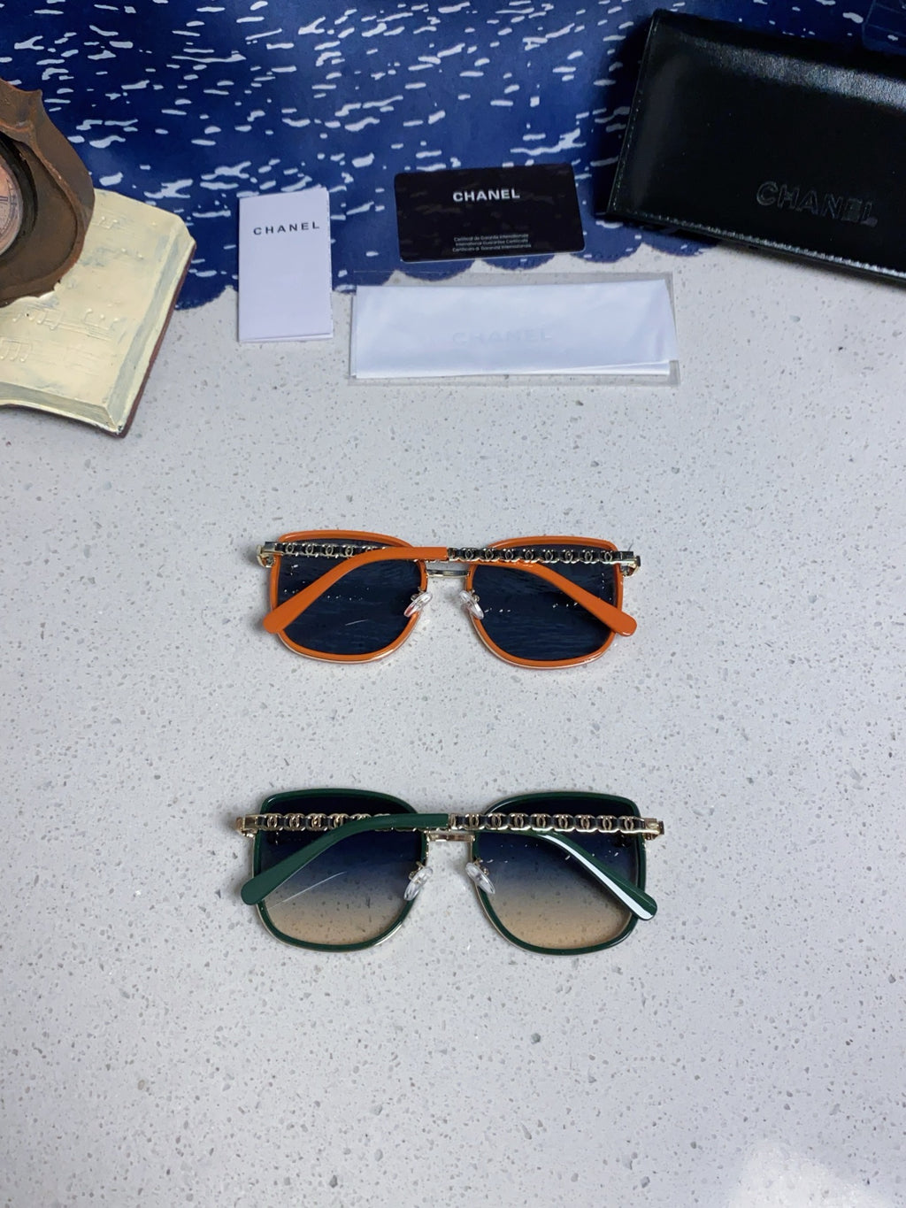 Chanel Fashion Blue Lens Sunglasses for Women - 997746 - detail image 10