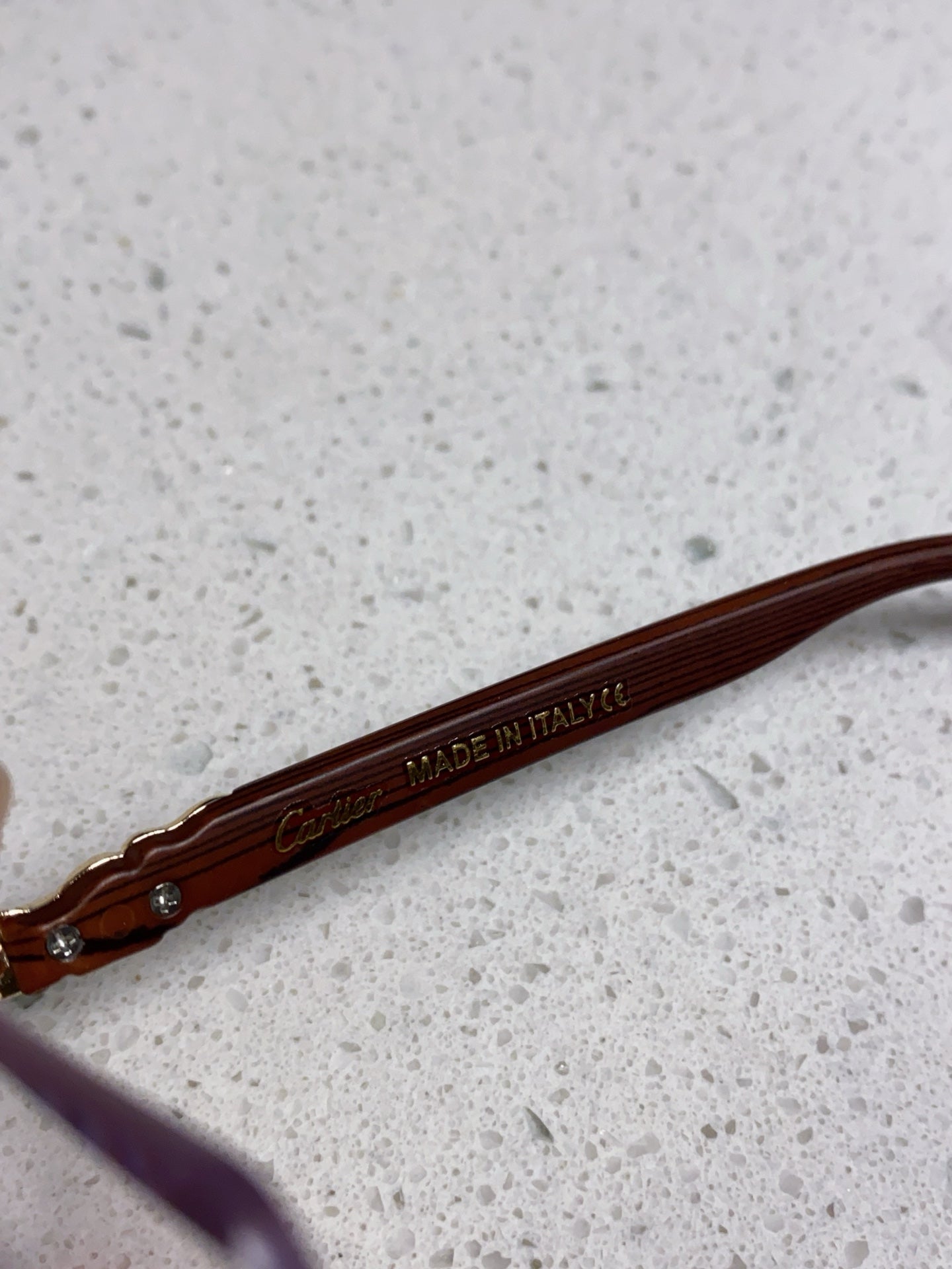 Cartier Lightweight Rimless Silver Lens Sunglasses for Men & Women - 998238 - detail image 8