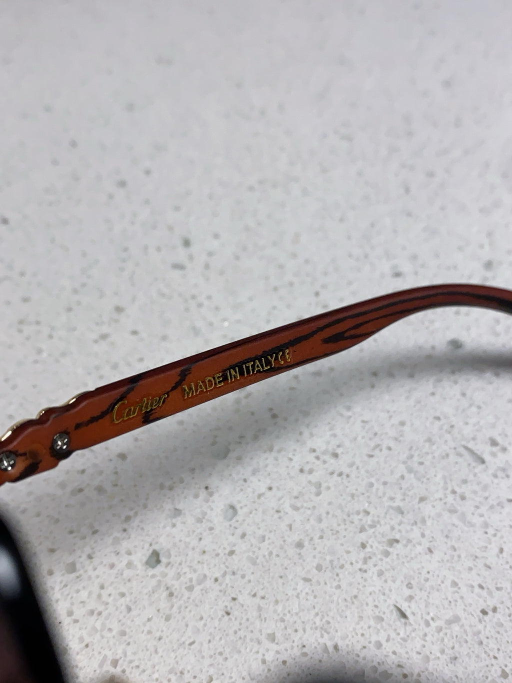Cartier Lightweight Rimless Blue Lens Sunglasses for Men & Women - 998242 - detail image 8