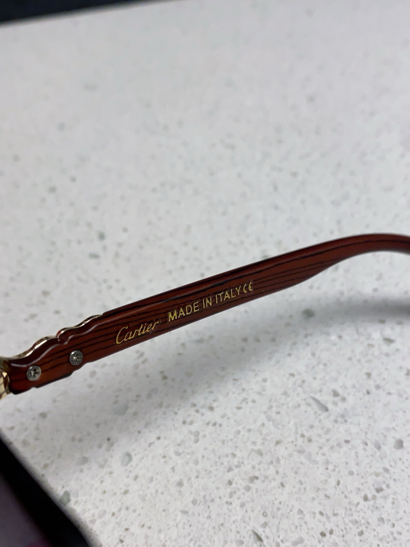 Cartier Lightweight Rimless Silver Lens Sunglasses for Men & Women - 998241 - detail image 8