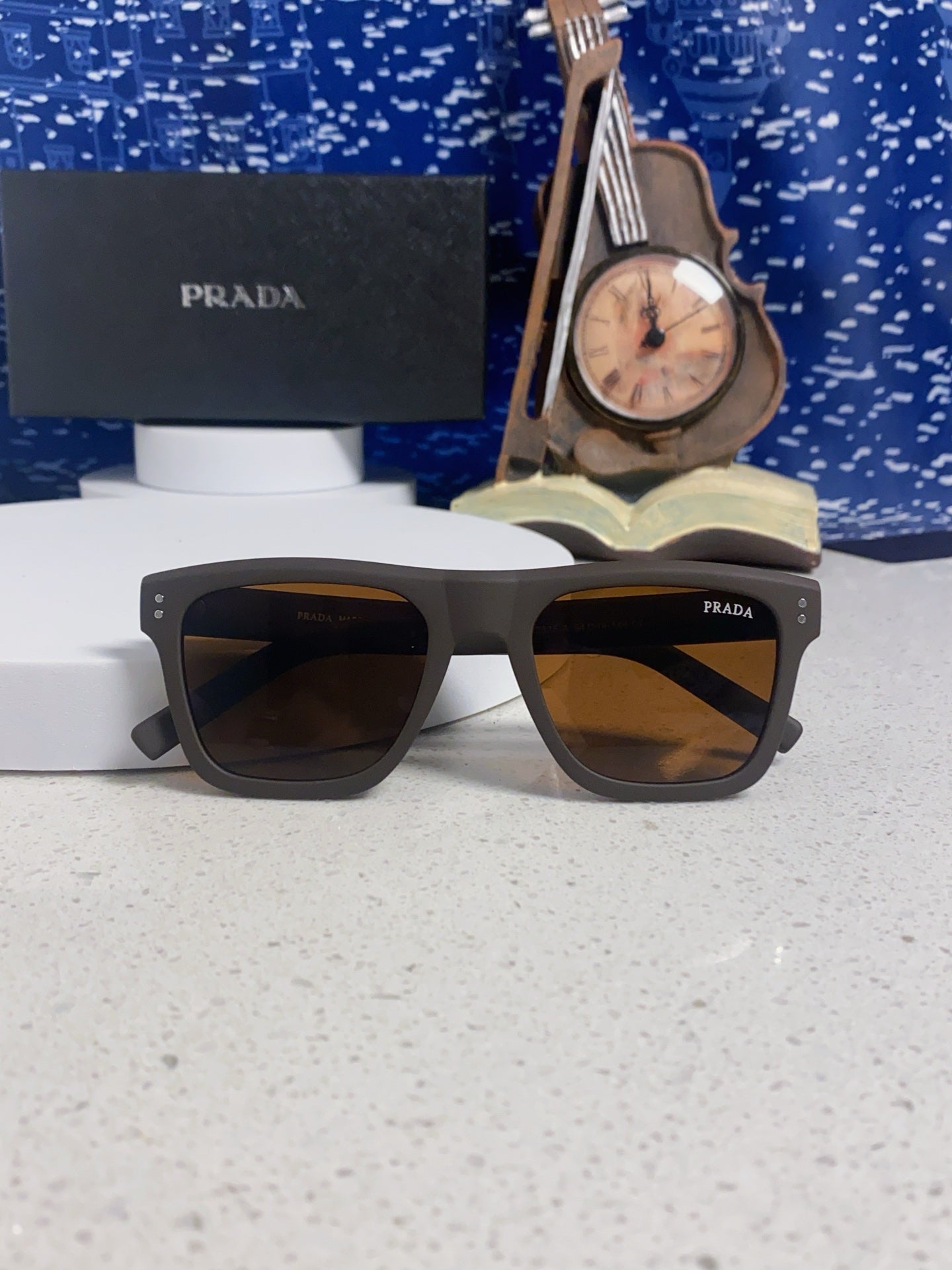 Prada Square Brown Lens Sunglasses for Men & Women - 358461 - detail image 9