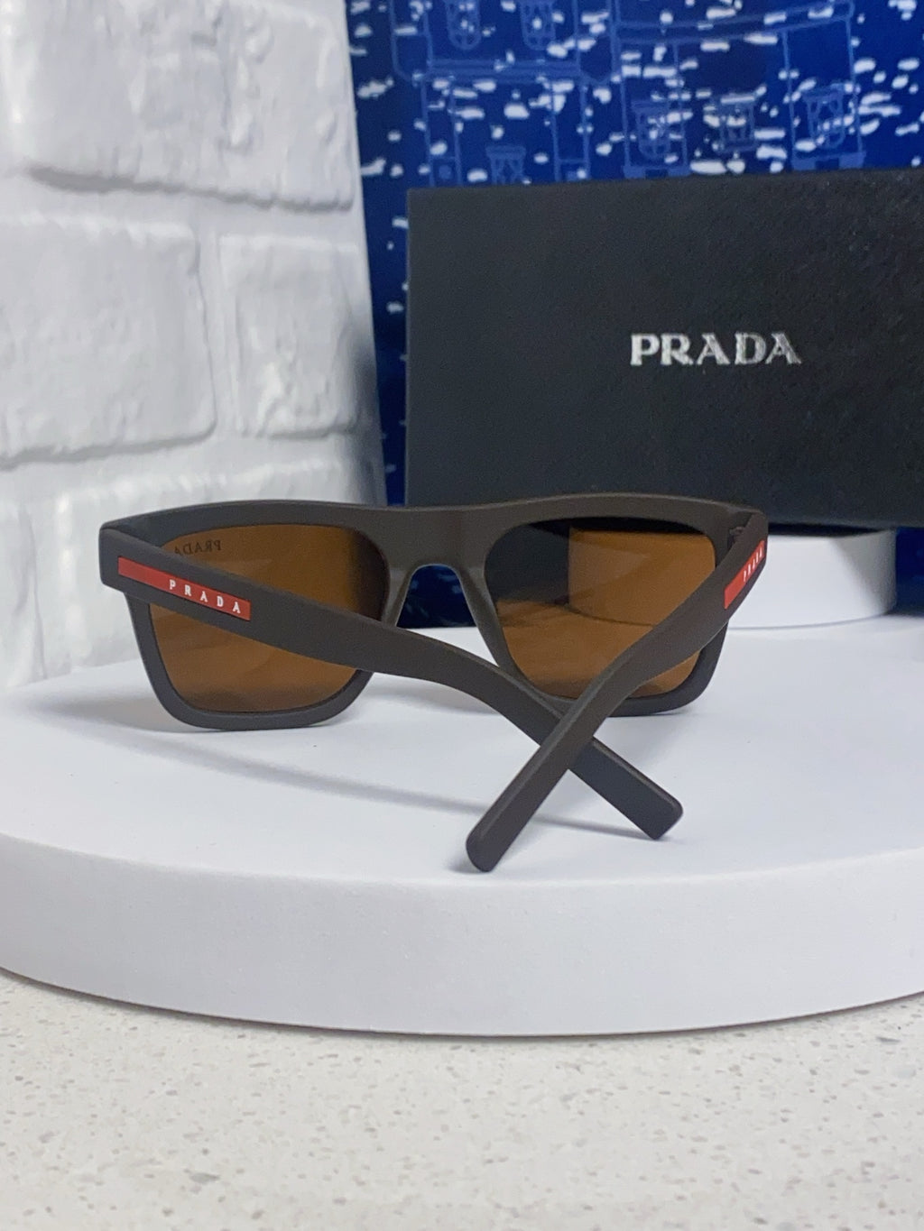 Prada Square Brown Lens Sunglasses for Men & Women - 487018 - detail image 3